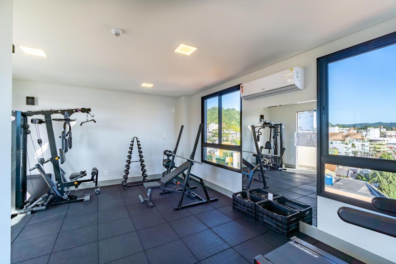 Confortavel Loft Com Vista Para O Mar - Condominio Com Piscina Bombinhas Ngoại thất bức ảnh